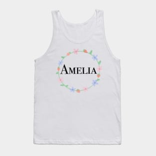 Amelia name design Tank Top